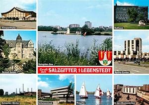 Postkarte Carte Postale 42704536 Lebenstedt Apollo Center Rathaus Blumentriften Schulzentrum Schl...