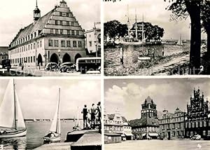 Postkarte Carte Postale 72704436 Greifswald Rathaus Hafen Bodden PdF Greifswald