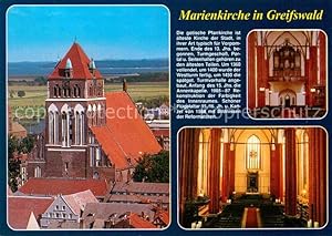 Postkarte Carte Postale 72696488 Greifswald Marienkirche Universitaetsstadt Greifswald