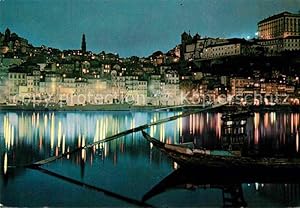 Seller image for Postkarte Carte Postale 72723093 Porto Portugal Porto nocturno Hafen Nachtaufnahme Porto for sale by Versandhandel Boeger