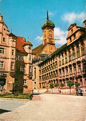 Bild des Verkufers fr Postkarte Carte Postale 42723431 Dillingen Donau Heinrich-Roth-Platz Hochschule Studiankirche Dillingen zum Verkauf von Versandhandel Boeger