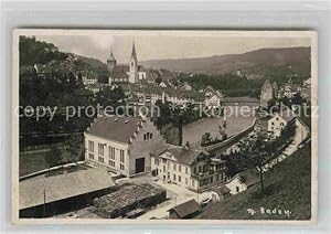 Postkarte Carte Postale 12734229 Baden AG Kirche Kuranstalt Freihof Baden