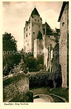Postkarte Carte Postale 72762824 Landshut Isar Burg Trausnitz Landshut