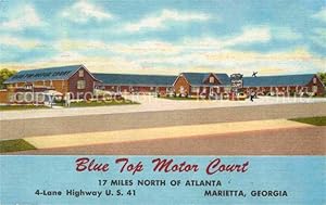 Seller image for Postkarte Carte Postale 12739247 Marietta Georgia Blue Top Motor Court for sale by Versandhandel Boeger