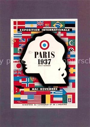 Seller image for Postkarte Carte Postale 72756502 Exposition Internationale Paris 1937 Arts et Techniques Expositions for sale by Versandhandel Boeger