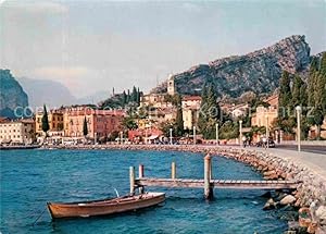 Bild des Verkufers fr Postkarte Carte Postale 72761812 Torbole Lago di Garda Uferstrasse am Gardasee Bootsanleger Italien zum Verkauf von Versandhandel Boeger