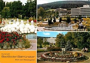 Seller image for Postkarte Carte Postale 72744950 Bad Soden-Salmuenster Blick vom Wassergarten Wasserspiele Kurstadt im K for sale by Versandhandel Boeger