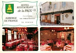 Postkarte Carte Postale 12845595 Forges-les-Eaux Hotel-Restaurant de la Paix Forges-les-Eaux