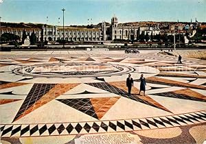 Seller image for Postkarte Carte Postale 72785869 Lisboa A Rosa dos Ventos Praca do Imperio Portugal for sale by Versandhandel Boeger