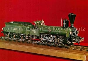Bild des Verkufers fr Postkarte Carte Postale 72804959 Modellbau-Eisenbahn Gueterzug-Lokomotive Suedbahn 1860 Koezlekedesi Muz zum Verkauf von Versandhandel Boeger