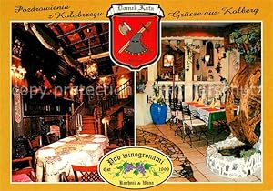 Postkarte Carte Postale 72893738 Kolberg Ostseebad Kolobrzeg Restaurant Domek Kata Kolberg