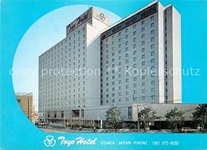 Postkarte Carte Postale 12932698 Osaka Toyo Hotel Osaka