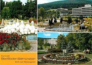Seller image for Postkarte Carte Postale 72885022 Bad Soden-Salmuenster Blick vom Wassergarten Park Kurhotels Bad Soden-S for sale by Versandhandel Boeger