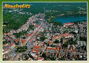 Postkarte Carte Postale 72884098 Neustrelitz Fliegeraufnahme Neustrelitz