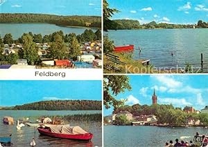 Postkarte Carte Postale 72919656 Feldberg Mecklenburg Campingplatz Huettenberg am Breiten Luzin H...