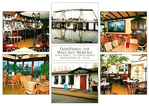 Postkarte Carte Postale 32953816 Greifswald Gasthaus zur Wiecker Bruecke Greifswald