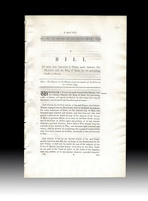 [Slavery] 1818 Treaty between England & Spain Preventing Traffic in Slaves