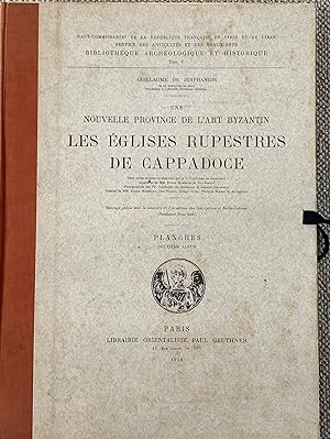 Imagen del vendedor de Une Nouvelle Province de l?Art Byzantin: Les Eglises Rupestres de Cappadoce. PLATES VOLUME II. a la venta por FOLIOS LIMITED