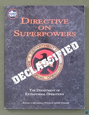 Seller image for Directive on Superpowers (DC Universe DCU RPG) for sale by Wayne's Books