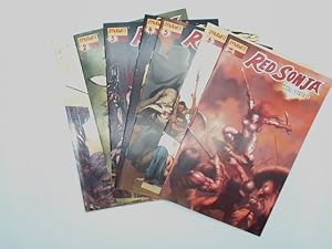 Red Sonja #1 Signiert Paolo Rivera 37/199 + Red Sonja 2-6 + Sonja goes East