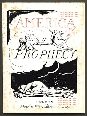 Bild des Verkufers fr America: A Prophecy / Stony Brook 3/4 zum Verkauf von Between the Covers-Rare Books, Inc. ABAA