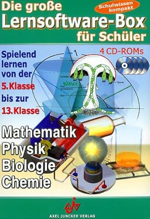 Die große Lernsoftware-Box für Schüler : spielend lernen von der 5. Klasse bis zur 13. Klasse ; M...