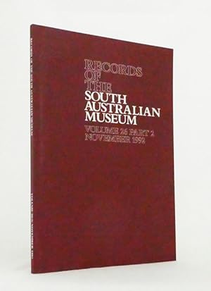 Records of the South Australian Museum Volume 26 Part 2 November1992