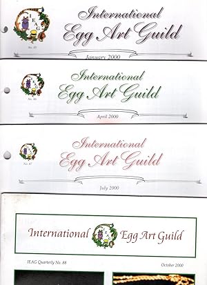 International Egg Art Guild Magazine No. 85-88 (January, April, July, October 2000)