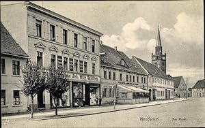Ansichtskarte / Postkarte Neudamm Neumark Ostbrandenburg, Am Markt, Handlung - Inh. Willy Schilling