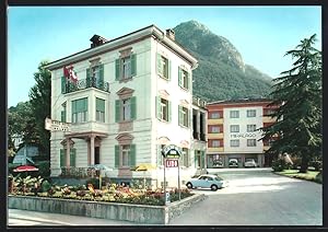 Seller image for Ansichtskarte Lugano, Hotel Albergo Miralago for sale by Bartko-Reher