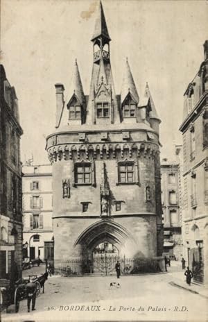 Ansichtskarte / Postkarte Bordeaux Gironde, Porte du Palais