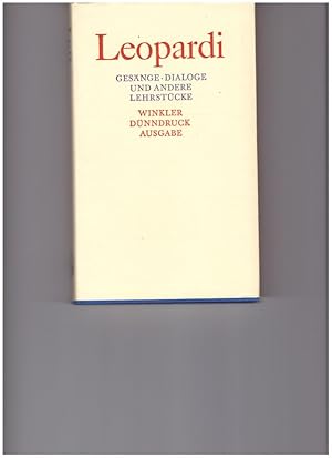 Gesänge - Dialoge und andere Lehrstücke. Übersetzt vo nHanno Helbling und Alice Vollenweider. Wer...