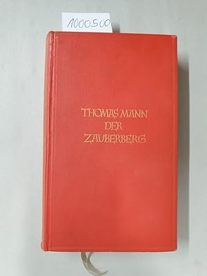 Bild des Verkufers fr Der Zauberberg : 1.-20. Auflage der Dnndruckausgabe : zum Verkauf von Versand-Antiquariat Konrad von Agris e.K.