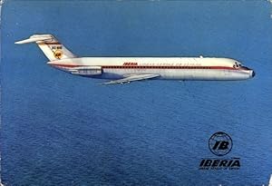 Ansichtskarte / Postkarte Spanisches Passagierflugzeug, Iberia, Douglas DC 9