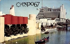 Ansichtskarte / Postkarte Montreal Quebec Kanada, Expo 1967, Monaco-Pavillon