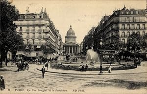 Ansichtskarte / Postkarte Paris V Panthéon, La Rue Soufflot, Pantheon