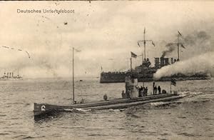 Ansichtskarte / Postkarte Deutsche U Boote, Unterseeboot, SM U 6, Kaiserliche Marine