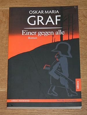 Seller image for Einer gegen alle. Roman. Text der Erstausgabe von 1932. for sale by Antiquariat Gallenberger