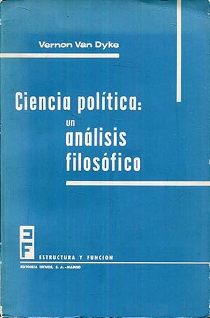 Seller image for Ciencia poltica: un anlisis filosfico for sale by Rincn de Lectura