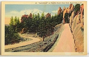 Image du vendeur pour Switchback" on Needles Road, State Park, Black Hills, S. D. - Postcard mis en vente par Argyl Houser, Bookseller