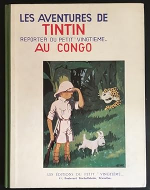 Image du vendeur pour Les Aventures de Tintin reporter du petit "Vingtime" au Congo. mis en vente par Antiquariat Im Seefeld / Ernst Jetzer
