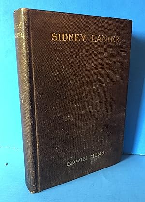 Seller image for Sidney Lanier for sale by Smythe Books LLC