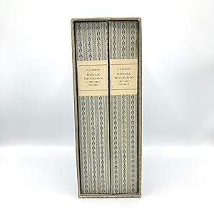 Seller image for MANUALE TIPOGRAFICO Del Cavaliere Giambattista Bodoni: Two Volumes for sale by Bendowa Books