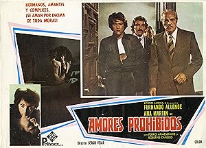 "AMORES PROHIBIDOS" Réalisé par Sergio VEJAR en 1976 avec Fernando ALLENDE, Ana MARTIN, Pedro ARM...