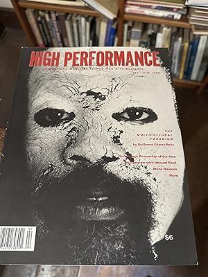 Imagen del vendedor de HIGH PERFORMANCE: The Performance Art Quarterly. Issue #47. Volume 12, Number 3. 1989 a la venta por Erik Hanson Books and Ephemera