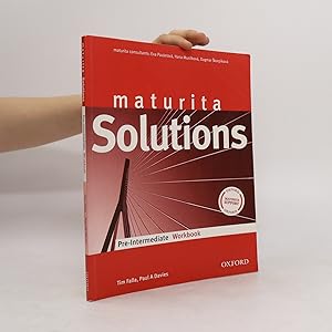 Imagen del vendedor de Maturita Solutions. Pre-Intermediate Workbook. Czech Edition a la venta por Bookbot