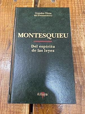 Imagen del vendedor de DEL ESPIRITU DE LAS LEYES a la venta por Trfico de Libros Lavapies