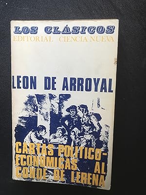 Imagen del vendedor de Cartas poltico-econmicas al Conde de Lerena a la venta por Vrtigo Libros