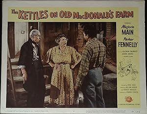 Immagine del venditore per The Kettles on Old MacDonald's Farm Lobby Card #7 1957 Main & Fennelly! venduto da AcornBooksNH