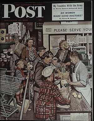 The Saturday Evening Post November 13, 1948 Stevan Dohanos, Complete Magazine